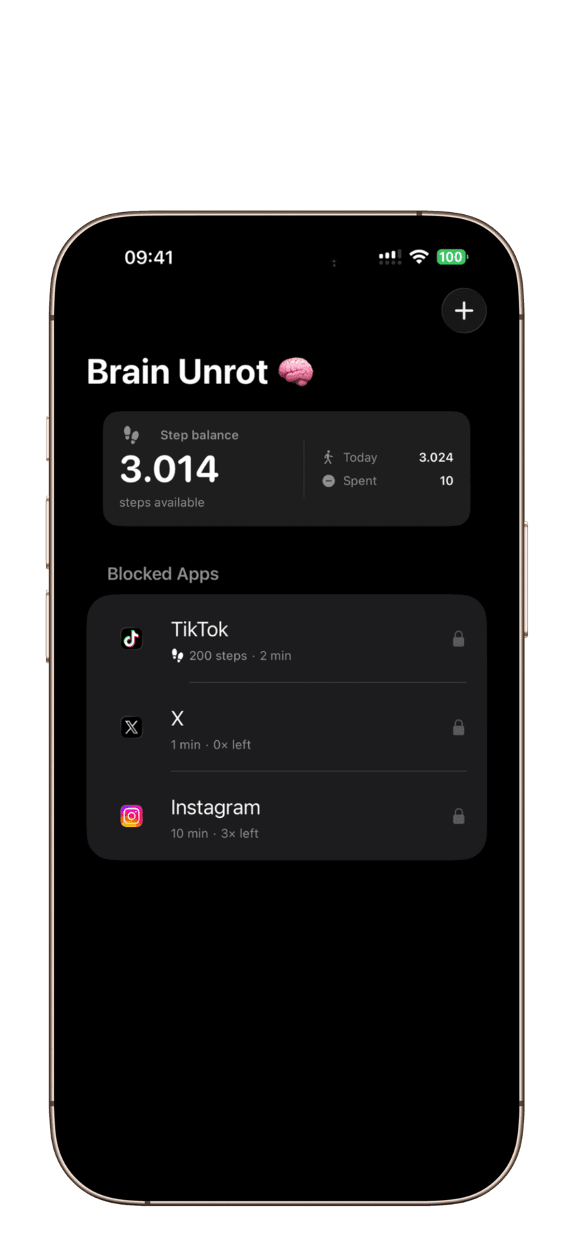 Brain Unrot App Screenshot